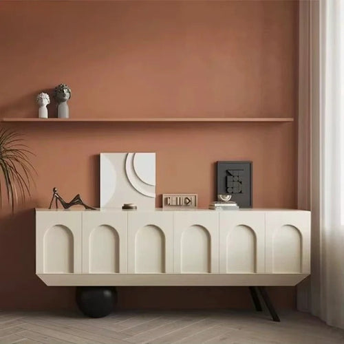 Contemporary console table designs with marble top