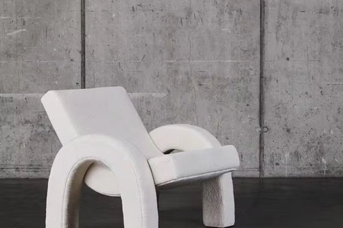 Frost Accent chair - luxury accent chair online with boucle fabric. Perfect for modern homes