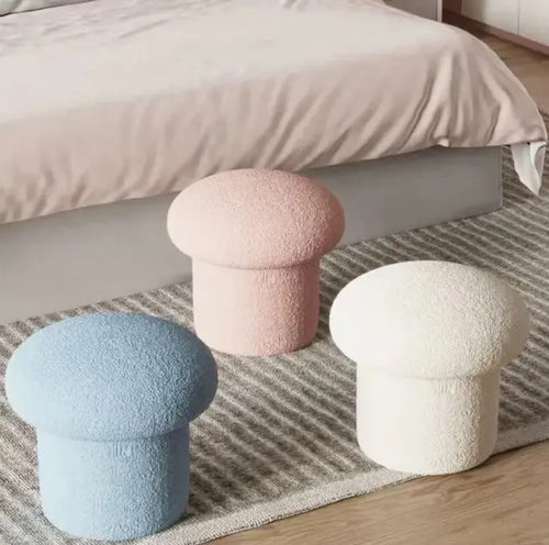 Shroom pouf in three color
