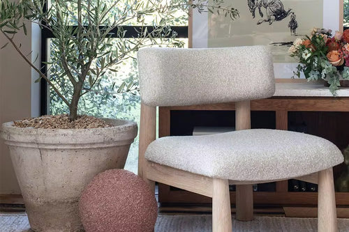 Bring home the Solara Chair, a symbol of balance and craftsmanship — your ideal luxury accent chair online in India for spaces by Chair Collective