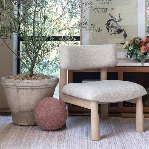 Bring home the Solara Chair, a symbol of balance and craftsmanship — your ideal luxury accent chair online in India for spaces by Chair Collective