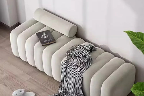 Modern tonino bench with soft cushion