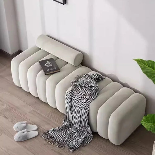 Modern tonino bench with soft cushion