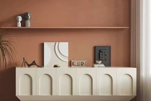 Contemporary console table designs with marble top