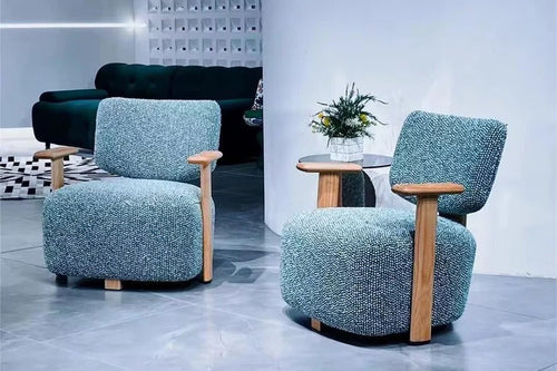 Pairing Poufs with Accent Chairs & Sofas