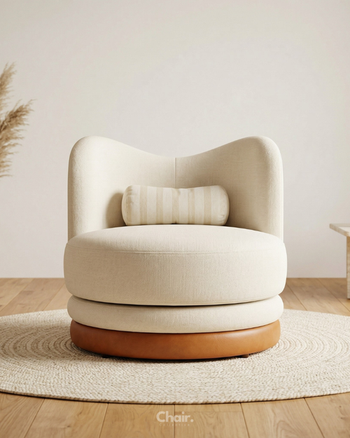Gecko white Accent Chair