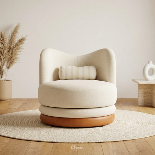 Gecko white Accent Chair