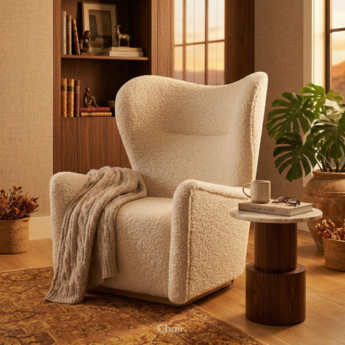Luxury Beige Griffin accent chair Hyderabad
