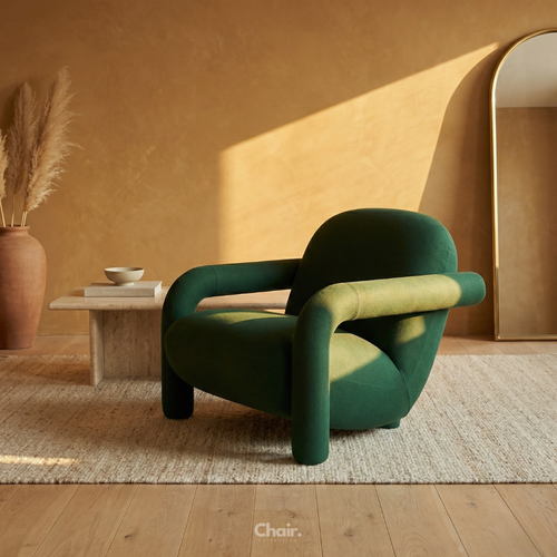 Luxury green Birka Accent Chair Pune