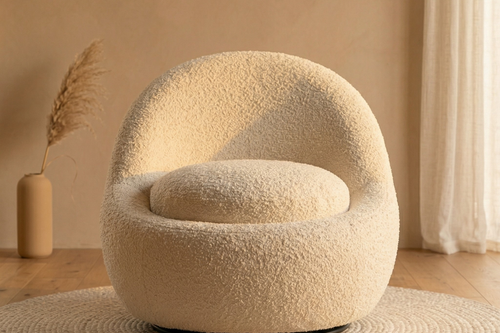 Luxury beige Eggi accent chair Hyderabad