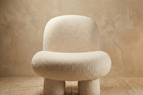 Luxury white Aurika Accent Chair Mumbai