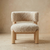 Luxury beige Aurora Accent Chair Mumbai