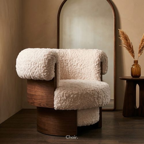 Luxury white Ackor Accent Chair Delhi
