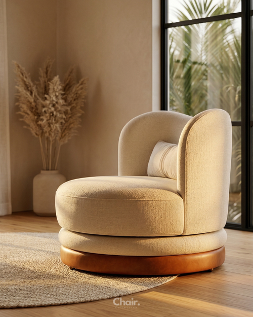 Gecko white Accent Chair