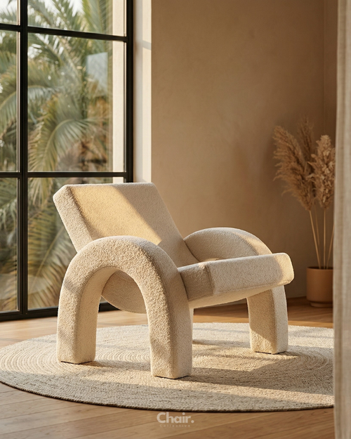 Luxury Beige Frost Accent Chair Hyderabad