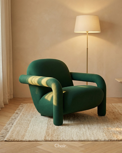 Luxury green Birka Accent Chair Pune