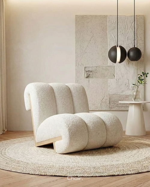 Luxury beige Bohoma Accent Chair Mumbai