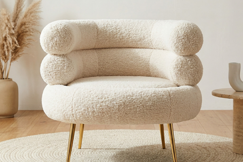 Luxury white Harrier Accent Chair Hyderabad
