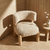 Luxury beige Aurora Accent Chair Mumbai