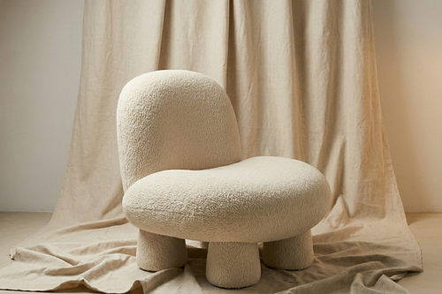 Luxury white Aurika Accent Chair Mumbai