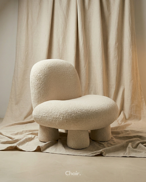 Luxury white Aurika Accent Chair Mumbai