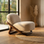 Luxury beige Curo Accent Chair Delhi