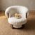 Luxury white Ackor Accent Chair Delhi
