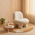 Luxury white Aurika Accent Chair Mumbai