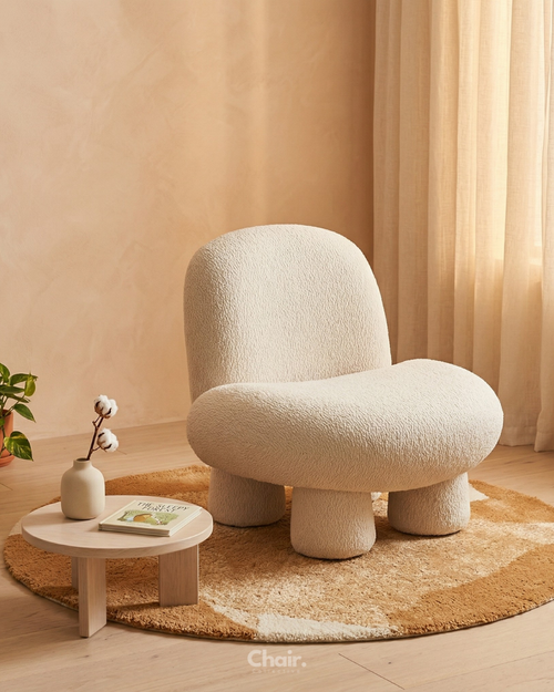 Luxury white Aurika Accent Chair Mumbai