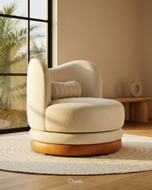 Gecko white Accent Chair