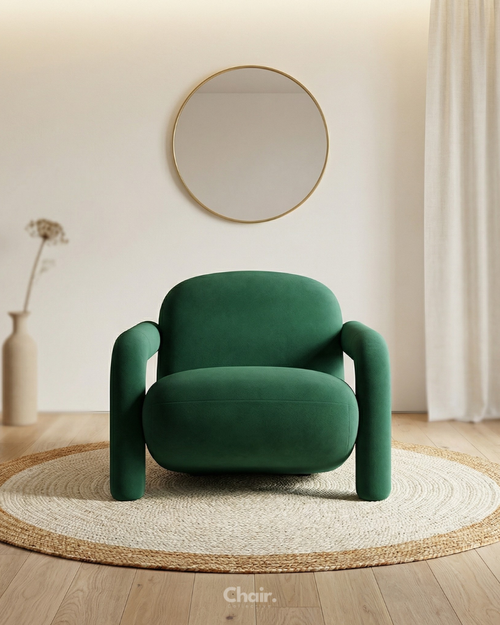 Luxury green Birka Accent Chair Pune