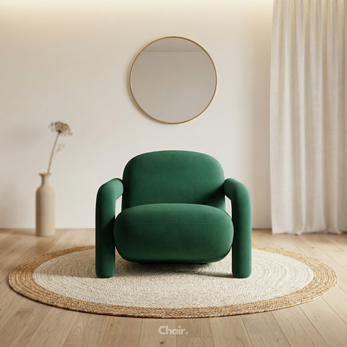 Luxury green Birka Accent Chair Pune