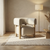 Luxury Beige Baron accent chair Bangalore