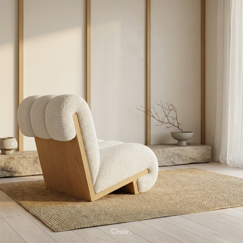 Luxury beige Bohoma Accent Chair Mumbai