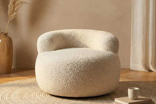 Luxury Brady accent chair in Bangalore living room