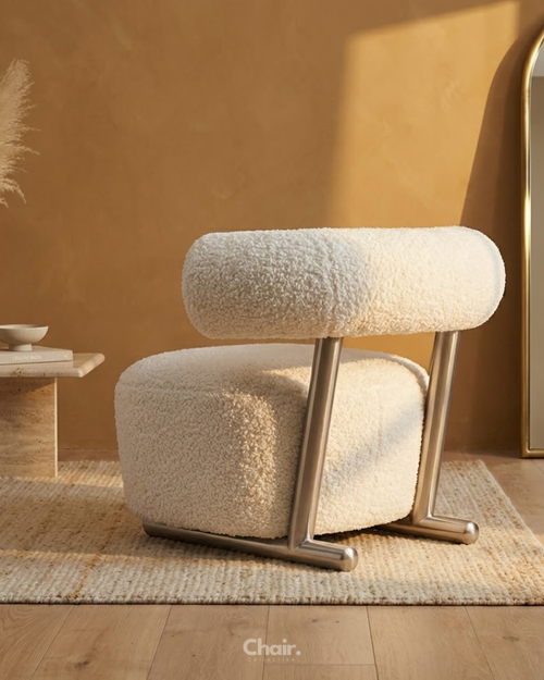 Luxury white Azure Accent chair Delhi