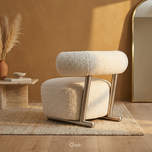 Luxury white Azure Accent chair Delhi