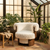 Luxury white Ackor Accent Chair Delhi
