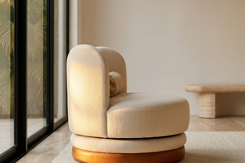 Gecko white Accent Chair