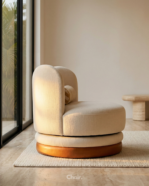 Gecko white Accent Chair