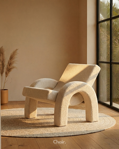 Luxury Beige Frost Accent Chair Hyderabad