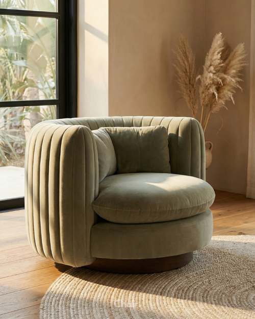 Luxury green Chelsea Accent Chair Hyderabad