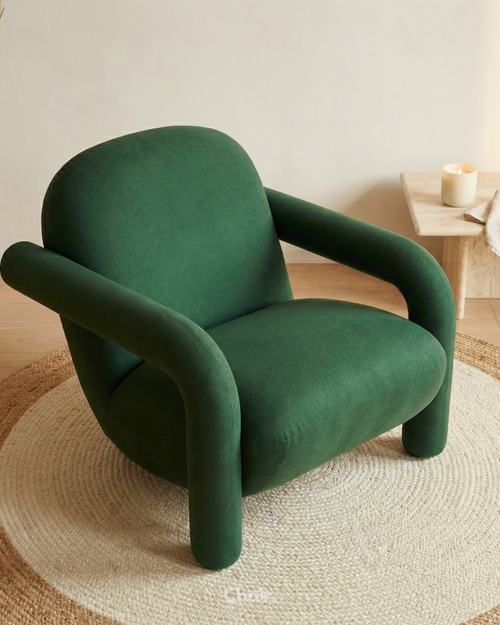 Luxury green Birka Accent Chair Pune