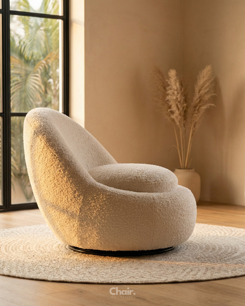 Luxury beige Eggi accent chair Hyderabad