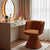 Comfortable mustard alison accent chair