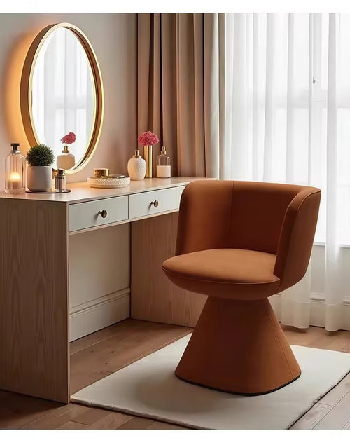Comfortable mustard alison accent chair