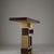 Side view of  Geometric Gold Accent Console