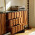Atlantis wave‑pattern sideboard open drawers