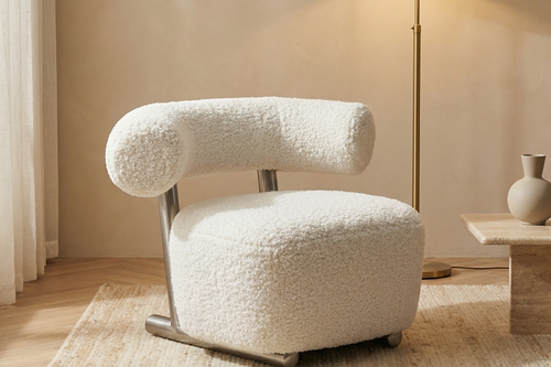 Luxury white Azure Accent chair Delhi