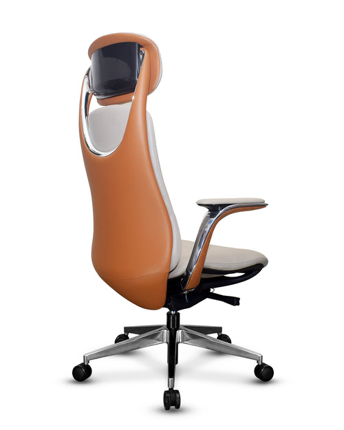 BENZ office chair highlighting headrest